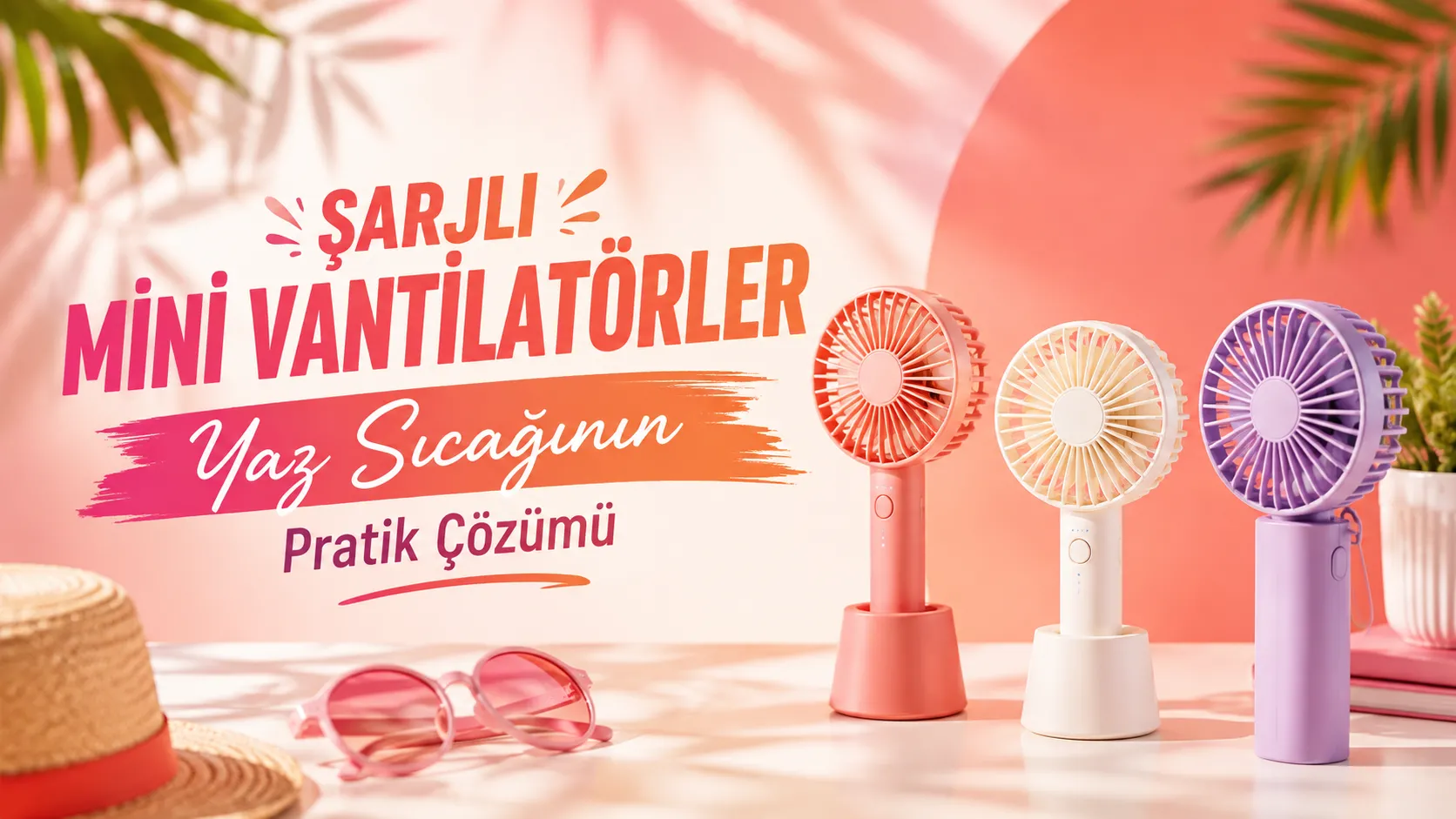 Şarjlı Mini Vantilatörler Yaz Sıcağının Pratik Çözümü