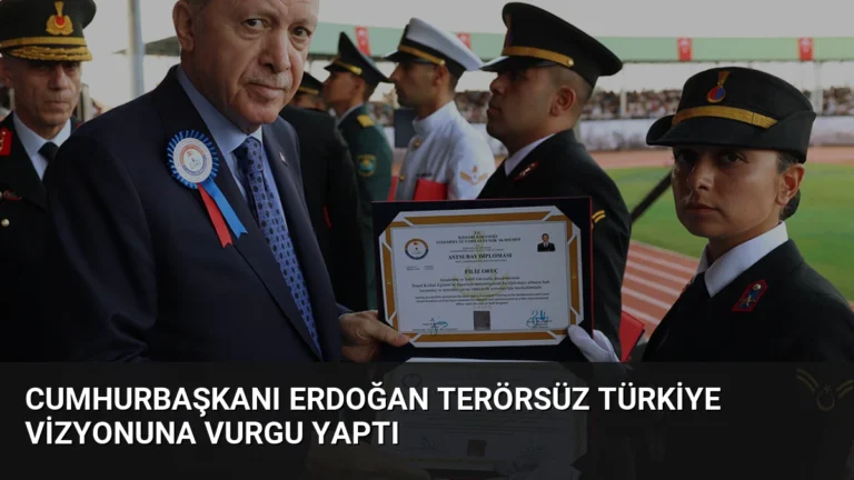 Cumhurbaşkanı Erdoğan Terörsüz Türkiye Vizyonuna Vurgu Yaptı