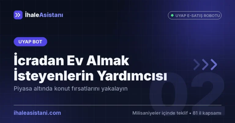 İcradan Ev Almak İsteyenlerin Yeni Yardımcısı: UYAP Bot
