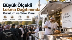 Büyük Ölçekli Lokma Dağıtımında Kurulum ve Süre Planı