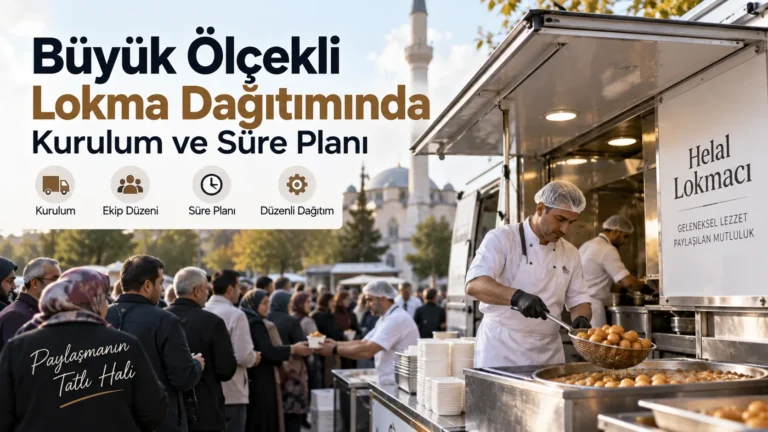 Büyük Ölçekli Lokma Dağıtımında Kurulum ve Süre Planı