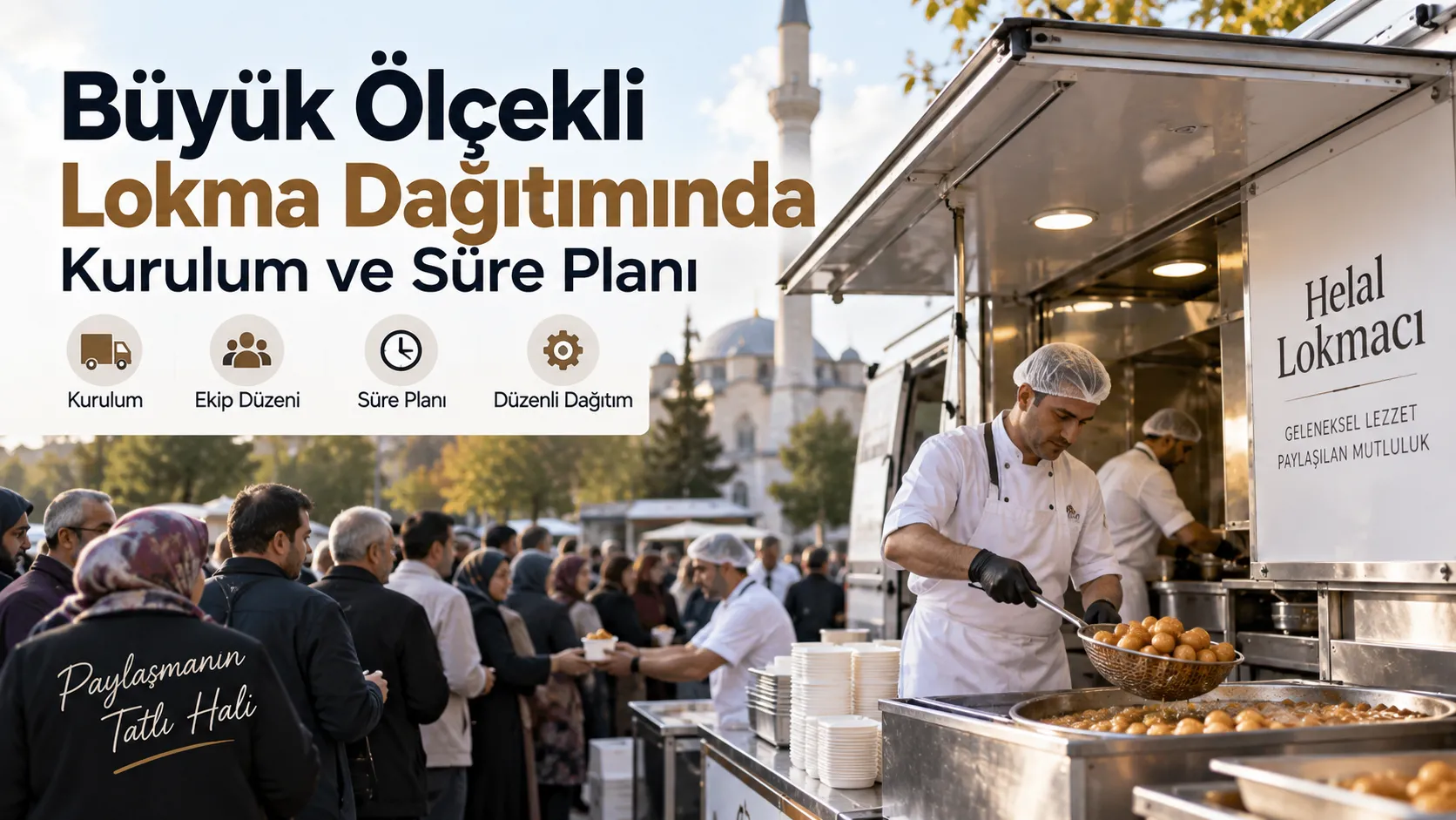 Büyük Ölçekli Lokma Dağıtımında Kurulum ve Süre Planı