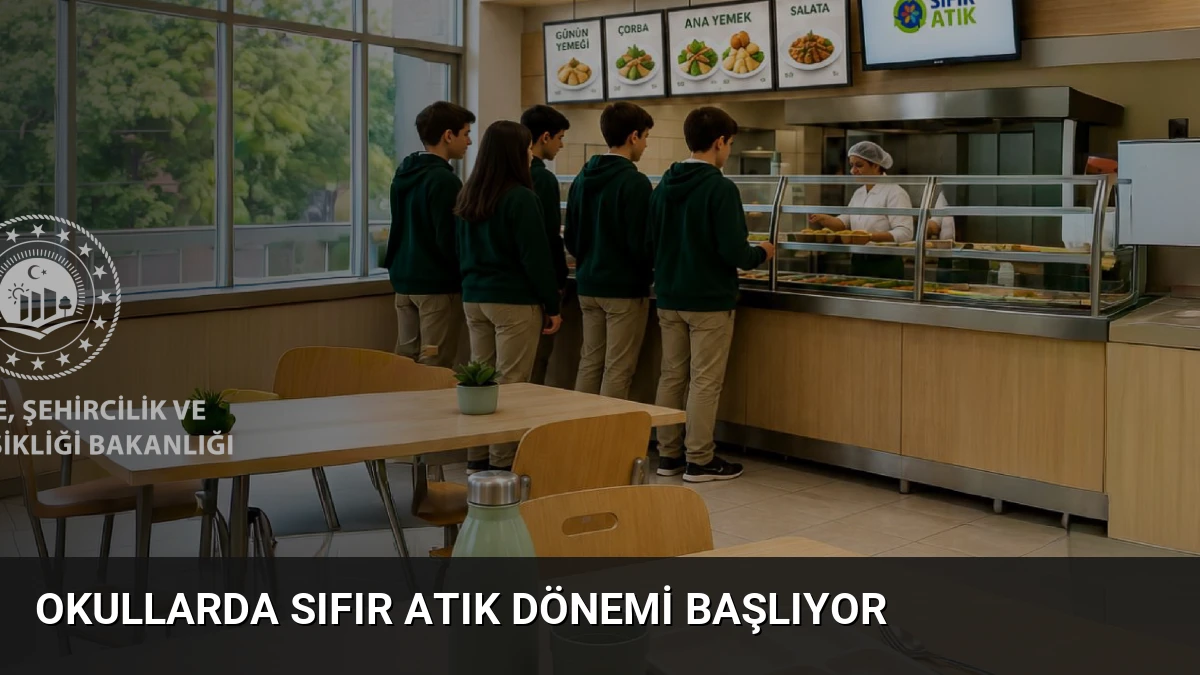 Okullarda Sıfır Atık Dönemi Başlıyor