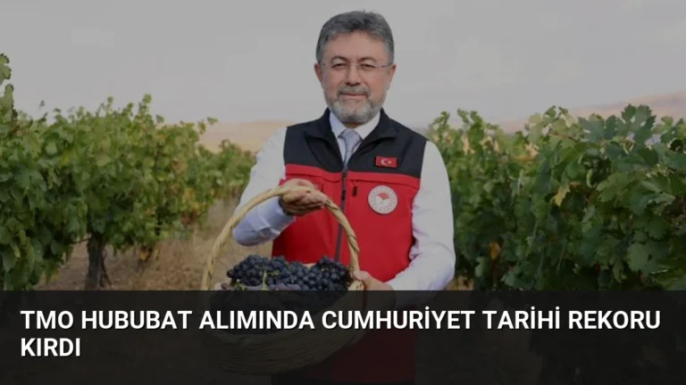 TMO Hububat Alımında Cumhuriyet Tarihi Rekoru Kırdı