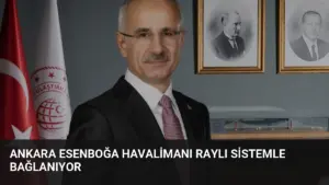 Ankara Esenboğa Havalimanı Raylı Sistemle Bağlanıyor