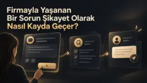 Firmayla Yaşanan Bir Sorun Şikayet Olarak Nasıl Kayda Geçer?