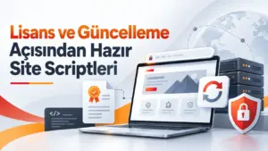 Lisans ve Güncelleme Açısından Hazır Site Scriptleri