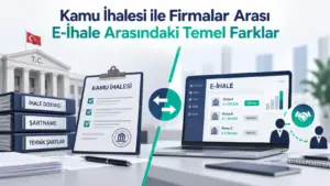 Kamu İhalesi ile Firmalar Arası E-İhale Arasındaki Temel Farklar