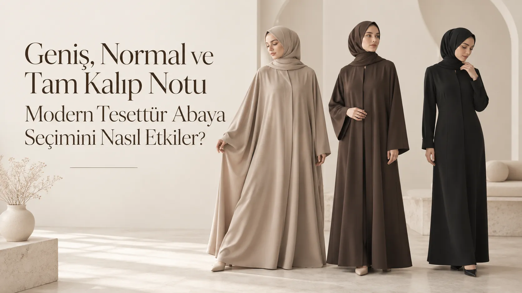 Geniş, Normal ve Tam Kalıp Notu Modern Tesettür Abaya Seçimini Nasıl Etkiler?