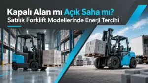 Kapalı Alan mı Açık Saha mı? Satılık Forklift Modellerinde Enerji Tercihi