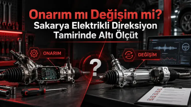 Onarım mı Değişim mi? Sakarya Elektrikli Direksiyon Tamirinde Altı Ölçüt