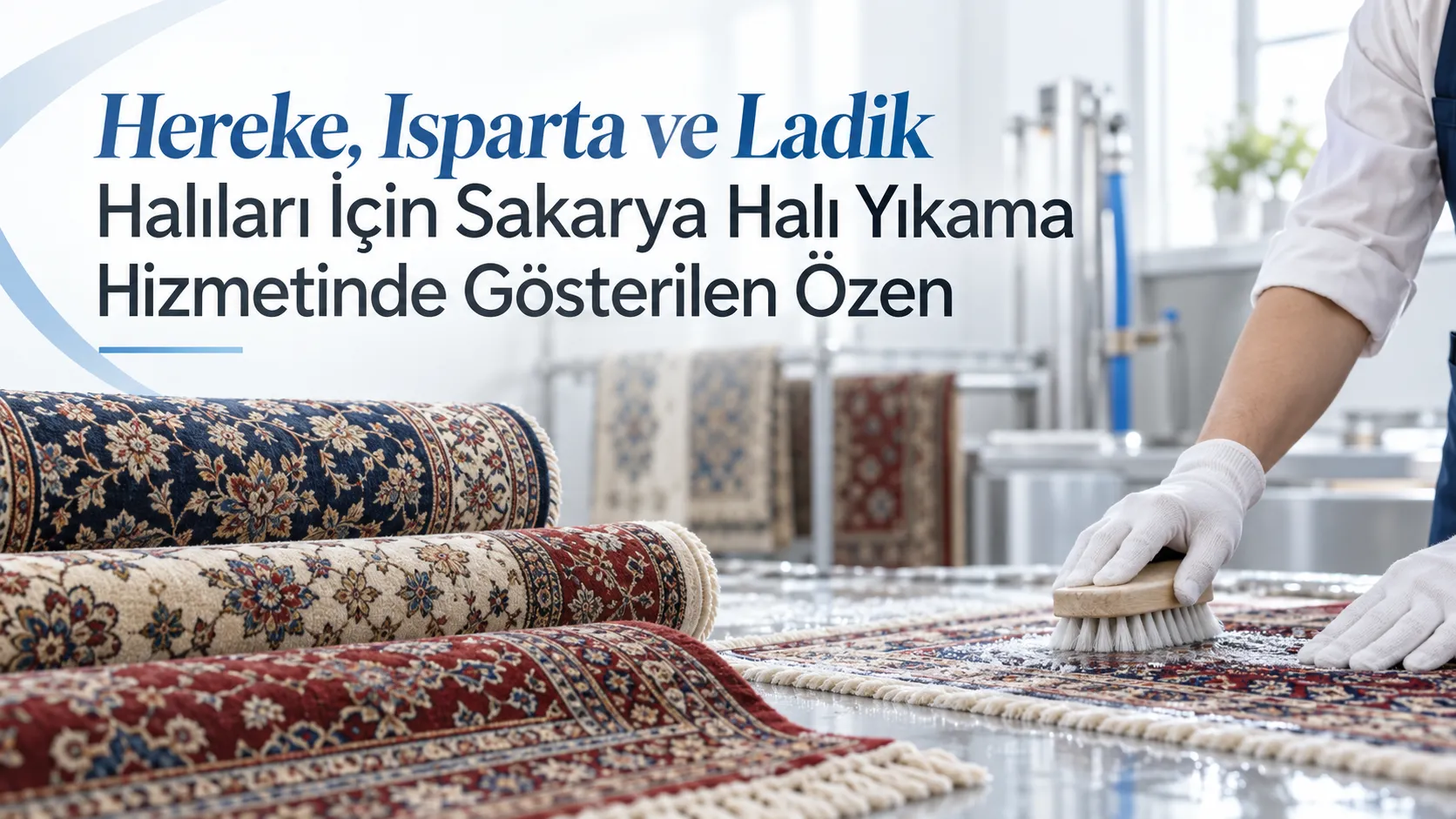 Hereke, Isparta ve Ladik Halıları İçin Sakarya Halı Yıkama Hizmetinde Gösterilen Özen