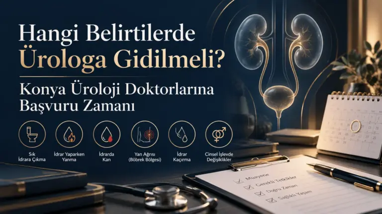 Hangi Belirtilerde Ürologa Gidilmeli? Konya Üroloji Doktorlarına Başvuru Zamanı