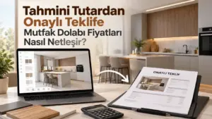 Tahmini Tutardan Onaylı Teklife Mutfak Dolabı Fiyatları Nasıl Netleşir?