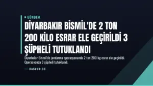 Diyarbakır Bismil’de 2 Ton 200 Kilo Esrar Ele Geçirildi 3 Şüpheli Tutuklandı
