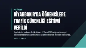 Diyarbakır’da Öğrencilere Trafik Güvenliği Eğitimi Verildi